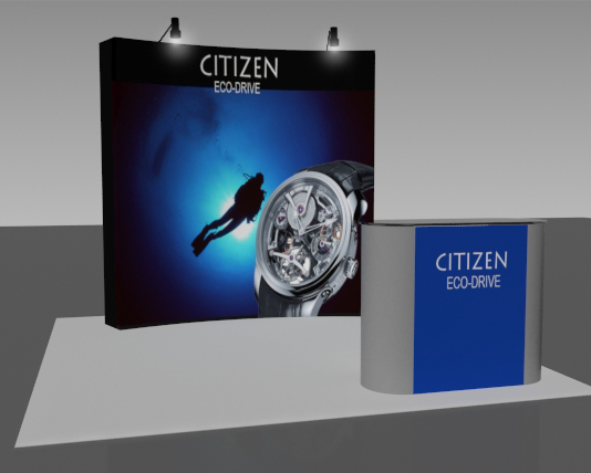 Exhibit Displays, 10x10 displays, The Exhibit Source, Full-scale custom portable display, Boston, MA, trade show display