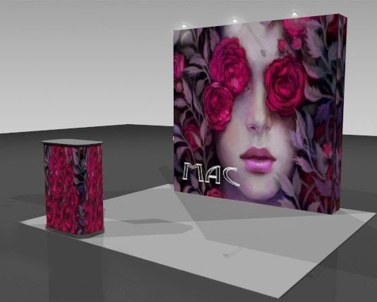 Exhibit Displays, 10x10 displays, The Exhibit Source, Full-scale custom portable display, Boston, MA, trade show display